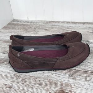 Eddie Bauer Christine Ballet Flat Suede Eggplant 7